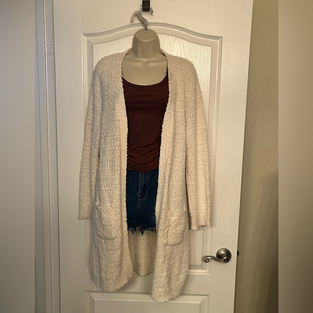 Open front long cardigan by Modern Canvas